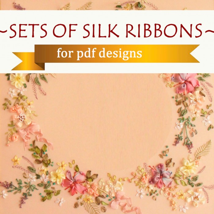 Ribbon Set for LACY WEIGHTLESSNESS pdf Pattern